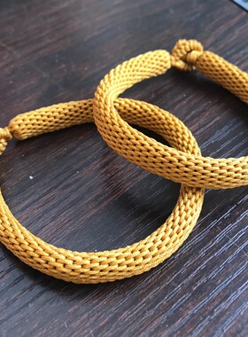 黄财神手链圆满休闲风金刚绳