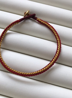 补火补金 手链  脚链 手工编织 五行缺火缺金佩戴