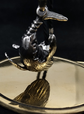 吊坠钛钢骸骨朋克风项链配饰