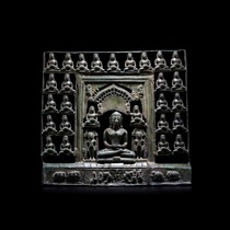Tibet 14-15 Century Antique Buddha Statue of Kashmir Style Amitabu Buddha