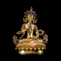 Nepali Palace Lavish Luxury Style Antique Buddha Statue of King Kong