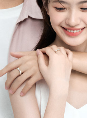 法国chrry koop吃定你情侣对戒s925银戒指女小众轻奢高级感情人节