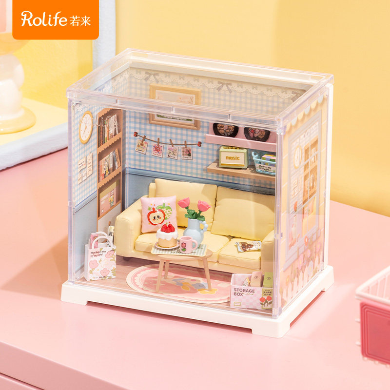 rolife若来超级世界miniDIY手工小屋迷你微缩模型拼装儿童礼物女