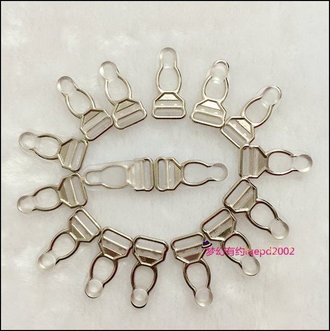 冲冠黑色金属包胶吊袜扣子葫芦扣吊袜带套装D