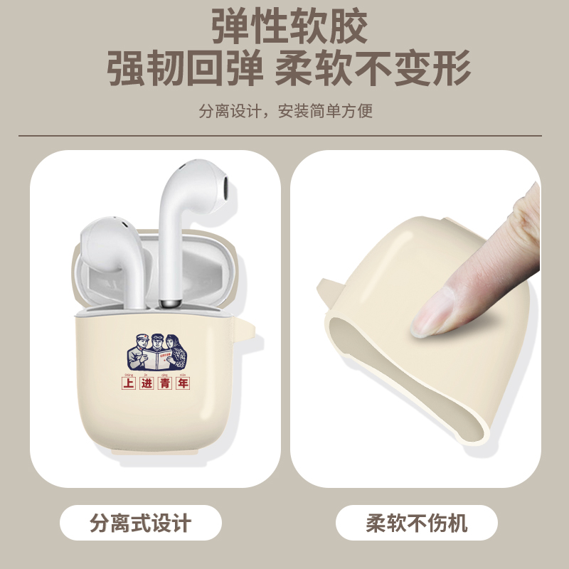 适用倍思WM01耳机保护套wm01透明贝斯W04耳机保护壳w04硅胶软壳 - 图1