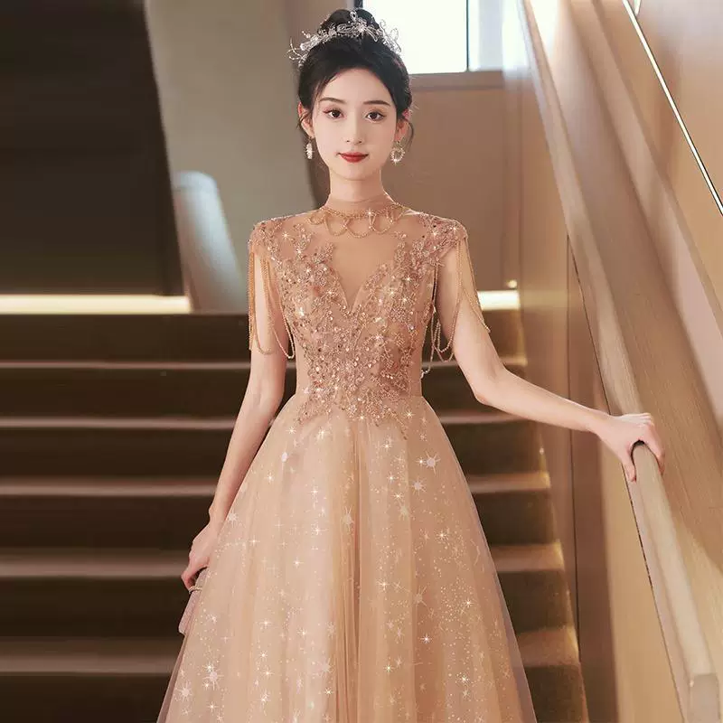 (Cross-border trading), evening dress, small princess costume, french style