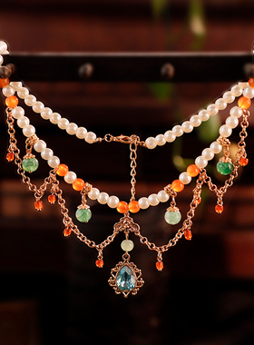 古风项链珍珠新中式配饰