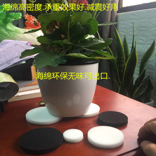 广东省深圳市减震新款垫防撞中海绵垫圆形薄片块黑白色加工圆直径 - 图2