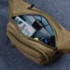 Canvas multi-layer large capacity outdoor construction site pocket