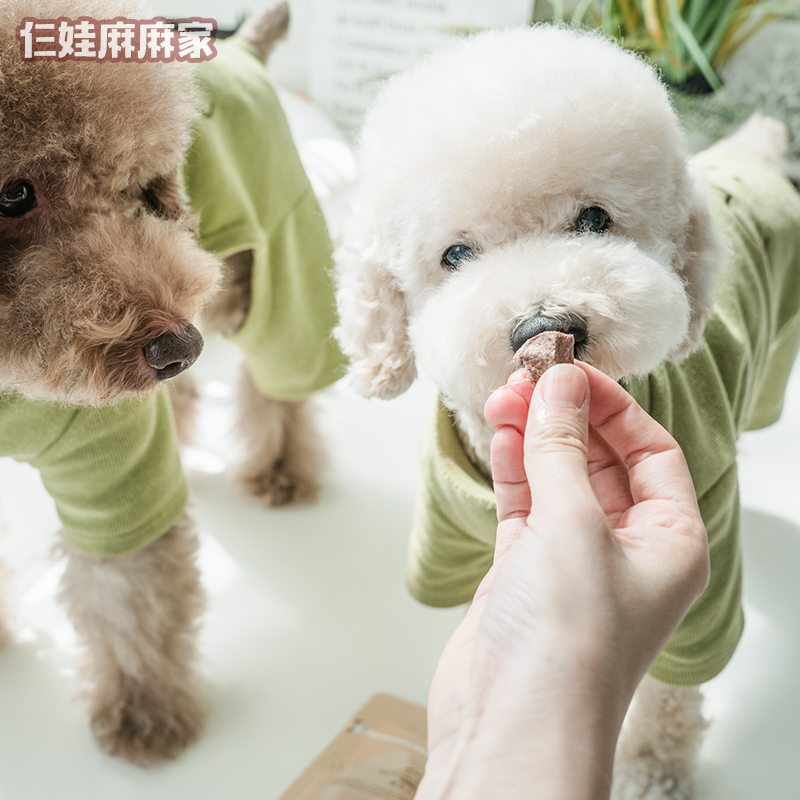 仨娃麻麻猎食小镇狗狗零食冻干鸡肝鸡心训练奖励零食鹅肝训狗零食 - 图2