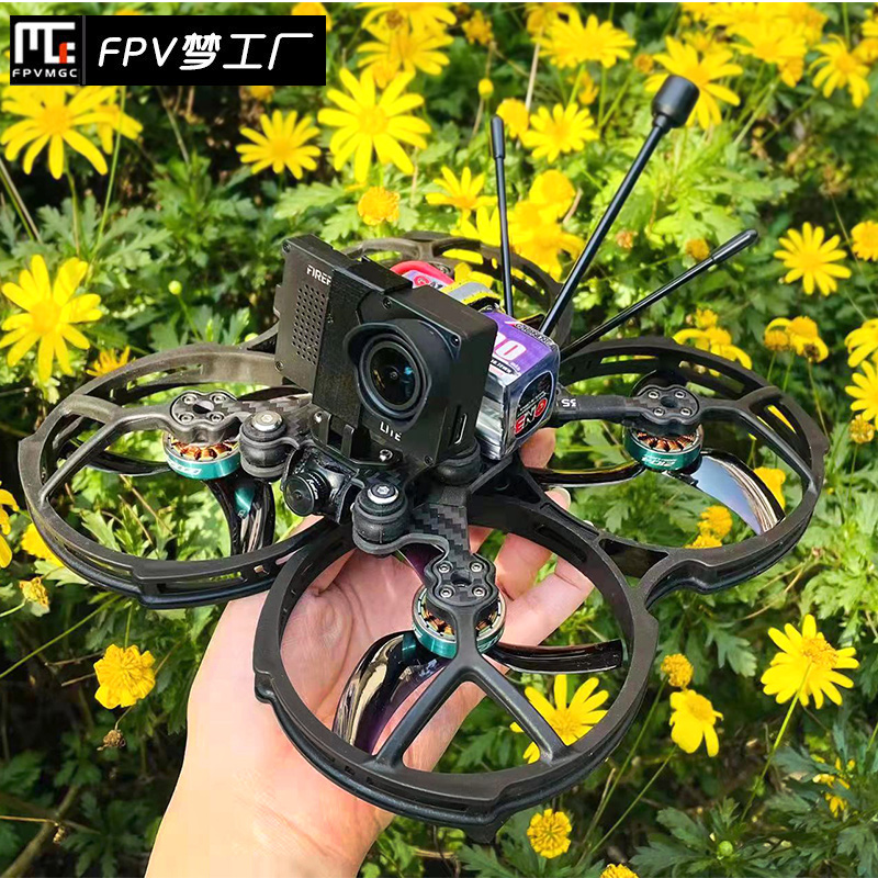 CL35 3.5寸涵道模拟到手飞迷你 4S 6S整机黑影 FPV穿越机-图1
