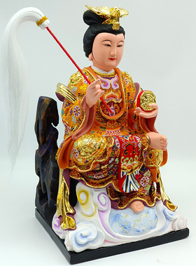 地母娘娘元君香樟木客厅摆件