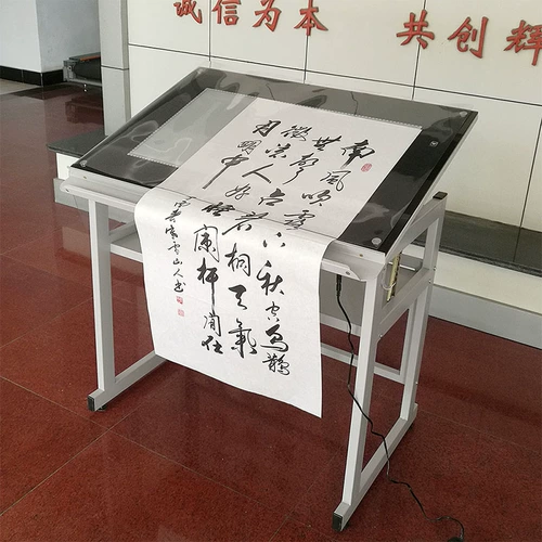 Большая светодиодная копия Таблица 90*60 Многофункциональная таблица рисования каллиграфия и таблица покраски полупрозрачная таблица Таблица Рукопись Ремонт Таблица Анимация Анимация таблица таблица подъема замолчание глаз Запеченное стекло HP902R