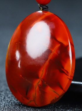 墨雨轩男女款南红玛瑙原石雕刻