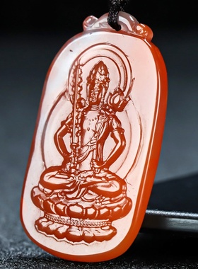 虚空藏菩萨生肖牛虎南红玛瑙南红