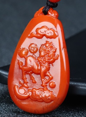 墨雨轩男女款南红玛瑙原石雕刻