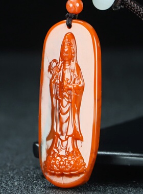 墨雨轩男女款南红玛瑙原石雕刻