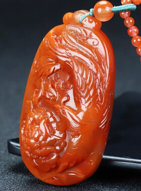 墨雨轩男女款南红玛瑙原石雕刻