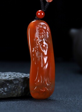 天然吊坠挂件凉山南红玛瑙