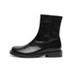 British style zipper slim boots for women autumn and winter fleece short boots