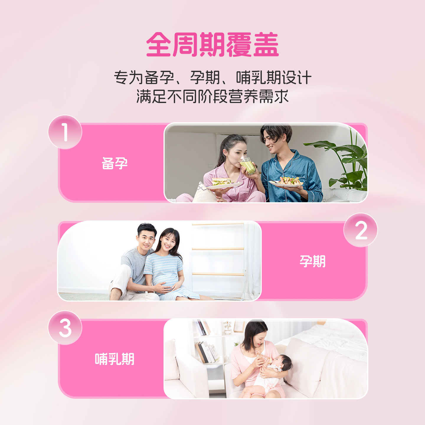 福格森孕妇营养素30粒 补充叶酸铁及多种维生素等18种营养 全孕期