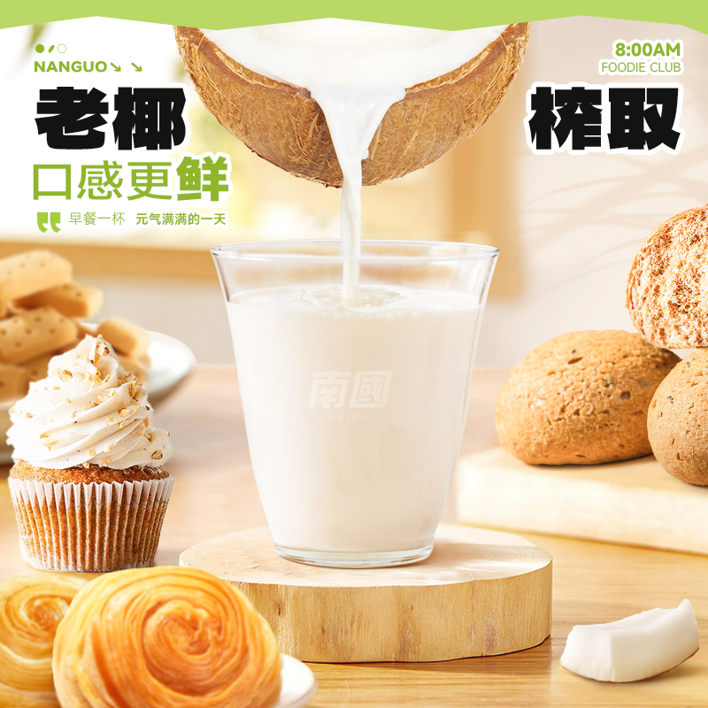 南国食品海南特产速溶椰子粉装代餐早餐代餐椰奶粉椰汁粉冲饮