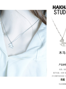 批 发水洗不掉色镂空五角星星项链锁骨链ins女学生网红闺蜜颈链潮