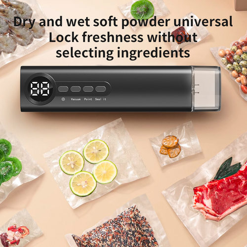 Automatic digital display of food vacuum sealing machine - 图0