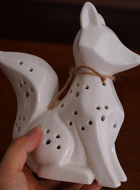 森系出口欧式陶瓷镂空节日装饰