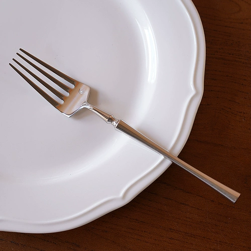 Зеркальное серебристое серебристое серебристое талию 304 Столовое столовое стол с нержавеющей стали.