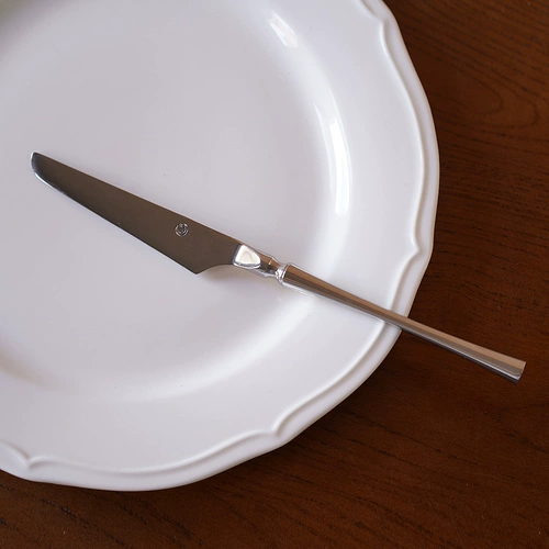 Зеркальное серебристое серебристое серебристое талию 304 Столовое столовое стол с нержавеющей стали.