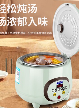 迷你电饭煲小1-2人多功能电饭锅3-4智能预约煮粥电煮锅5-6人