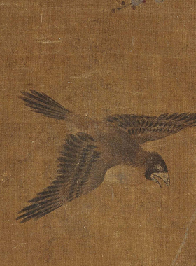 沈铨鹊兔图客厅卧室挂画新中式喜鹊国画装饰画非手绘花鸟画卷轴画