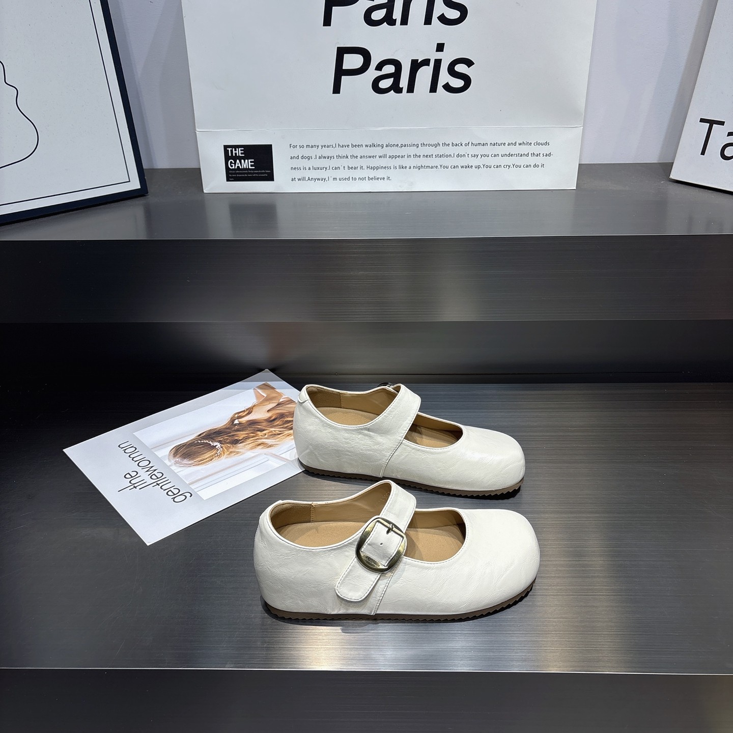 魔术贴圆头浅口玛丽珍鞋单鞋女2026新款内增高显瘦舒适软底勃肯鞋,淘宝优惠券,粉丝福利购,淘宝优惠卷