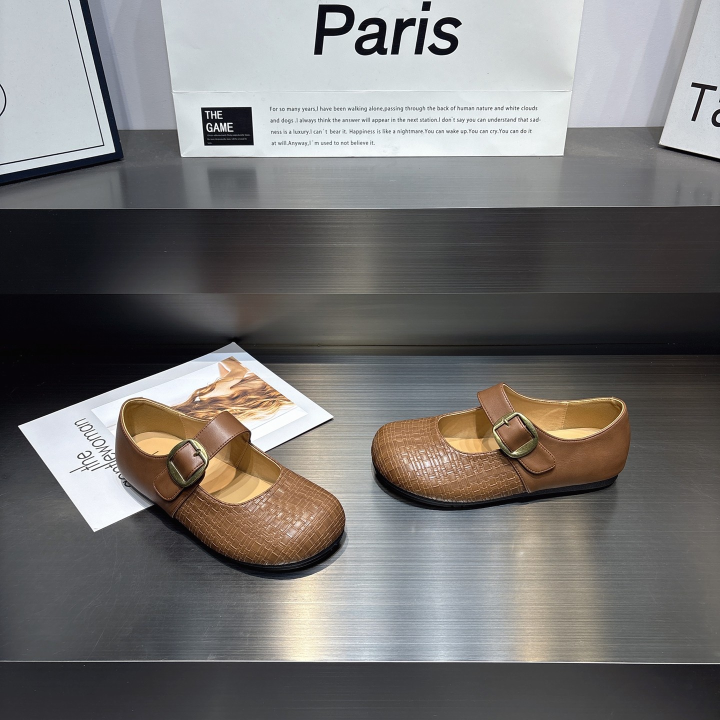 法式编织复古玛丽珍鞋单鞋女2026春季新款魔术贴舒适软底乐福鞋女,淘宝优惠券,粉丝福利购,淘宝优惠卷