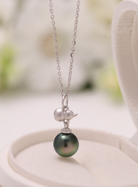 s925纯银日韩版麻纱小巧葫芦吊坠