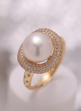 戒指托s925纯银豪华大气法式通用