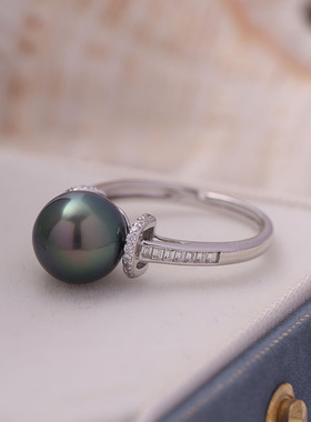 时尚遮瑕戒指托s925纯银韩版