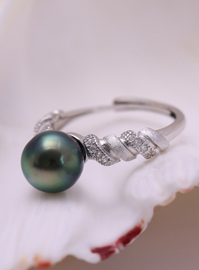 s925纯银精美麻花气质戒指托配件