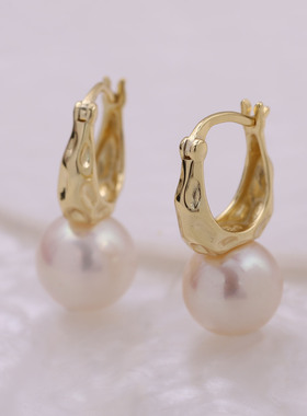 s925纯银简约二件套装项链扣耳扣