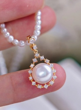 时尚项链坠DIY配件s925纯银韩版