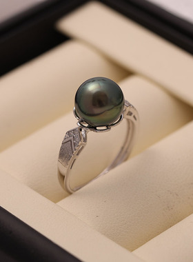 s925纯银韩版麻纱遮瑕戒指托配件