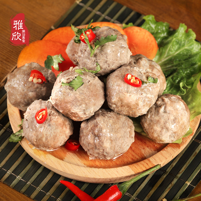 广东潮汕牛肉丸牛筋丸特产丸子火锅食材舌尖美食500克食用包邮,淘宝优惠券,粉丝福利购,淘宝优惠卷