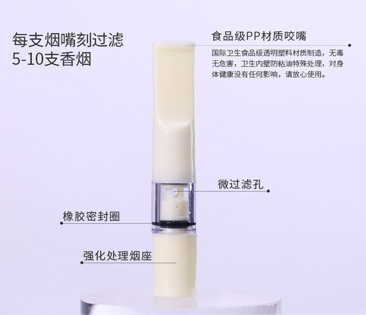 正牌ZB-025粗细两用可清洗循环型香菸过滤器烟咀过滤嘴双用正品 - 图1