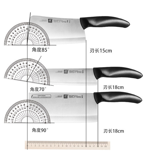 德国双立人刀具中片刀砍骨刀2件套装厨房家用不锈钢菜刀套刀官方 - 图3