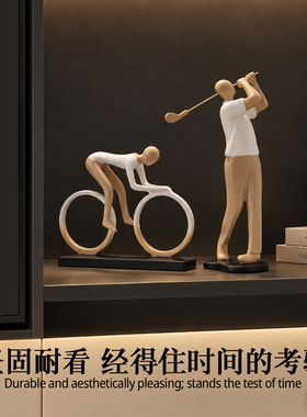 现代简约轻奢抽象人物雕塑摆件