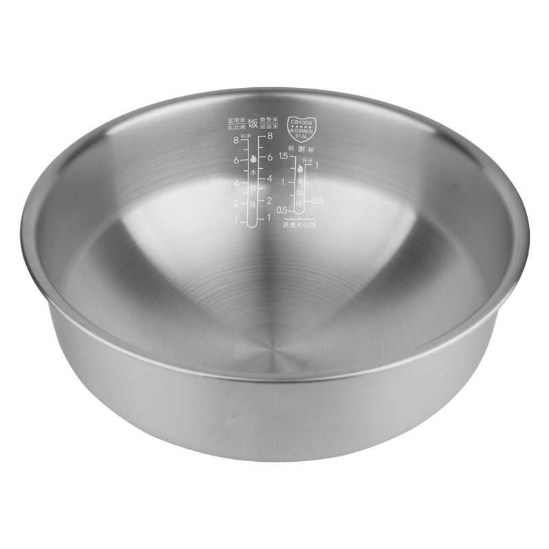 适用于苏泊尔SF40HC45/43/42本釜电饭煲316L不锈钢内胆IH4L升内锅 - 图2