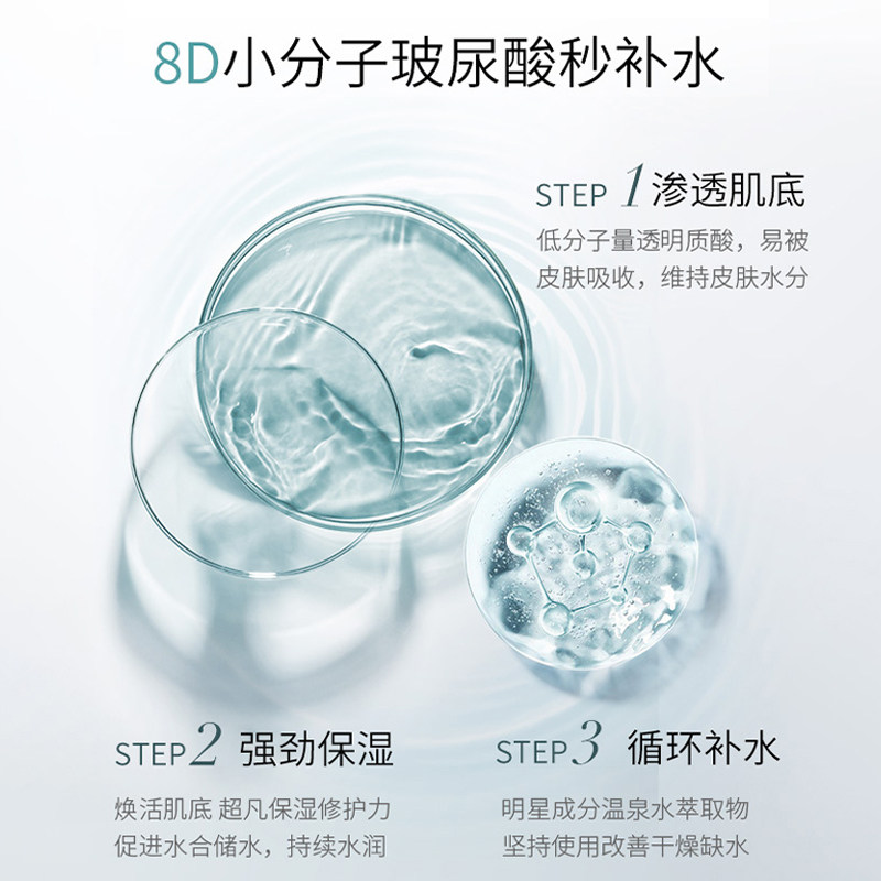 温碧泉补水乳套装男女干皮八杯水 温碧泉面部护理套装