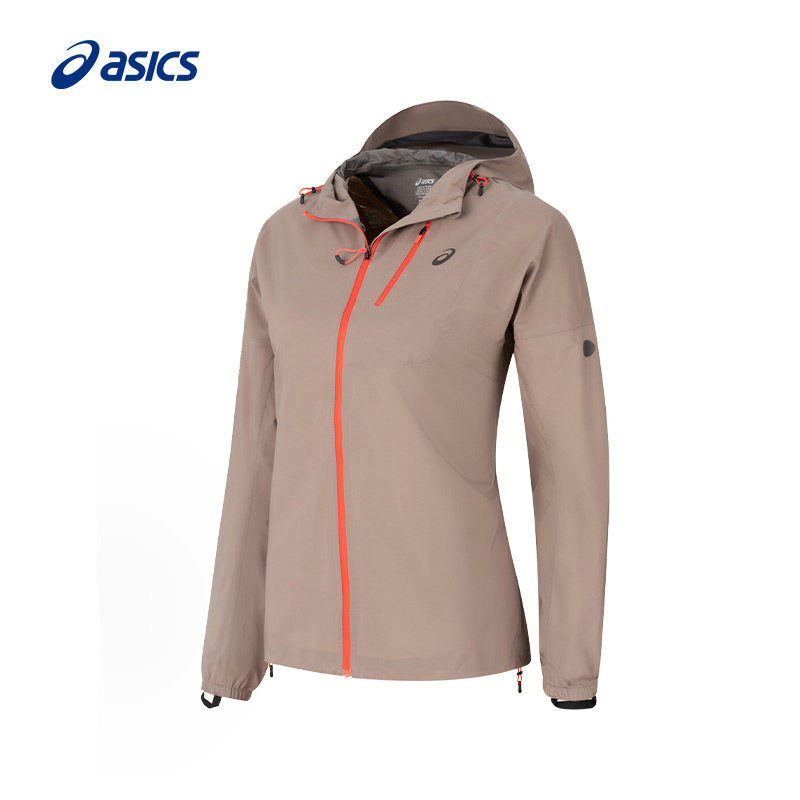 ASICS亚瑟士女子防水夹克外套舒适时尚越野拉链连帽跑步夹克,淘宝优惠券,粉丝福利购,淘宝优惠卷