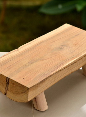 泰国寿司摆放木板四脚切片盘子